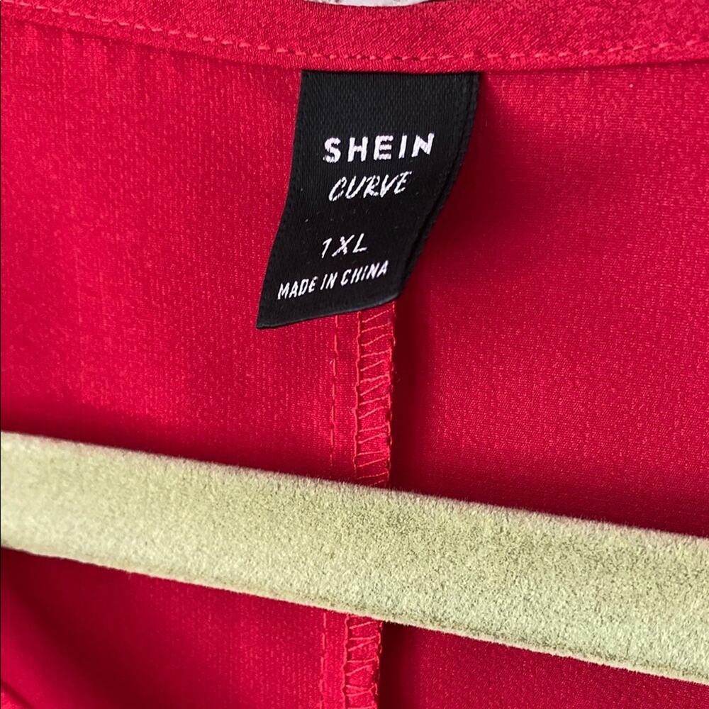 Shein Women's Red Blouse - Picture 2 of 6